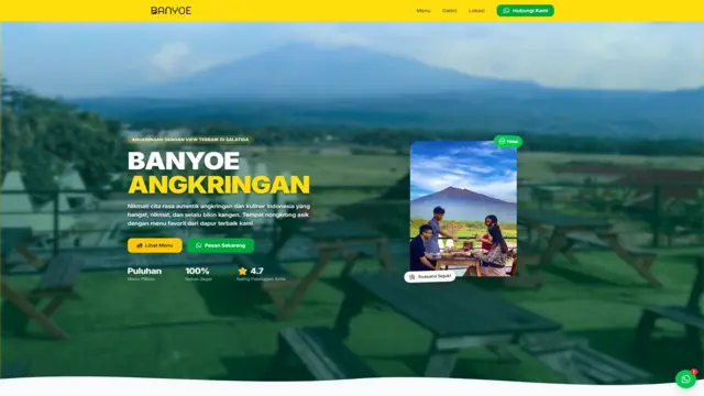 Banyoe Angkringan Website