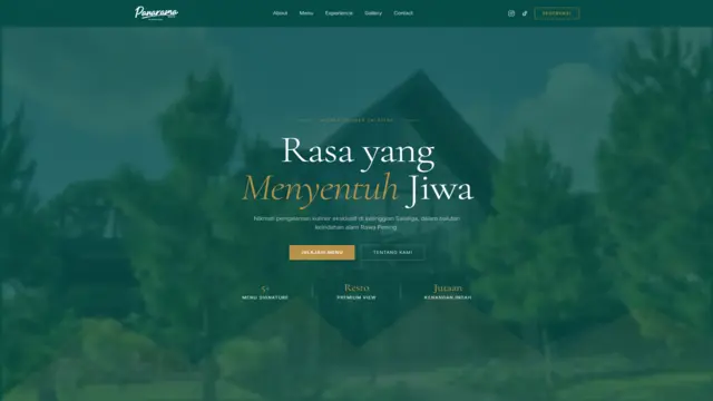 Panarama Resto Website
